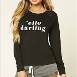FINAL $ DROP Forever 21 Sweatshirt Black
